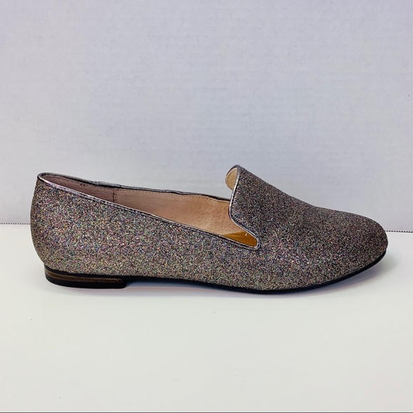 Steven by Steve Madden Gray Glitter Loafer Flat - Picture 2 of 7